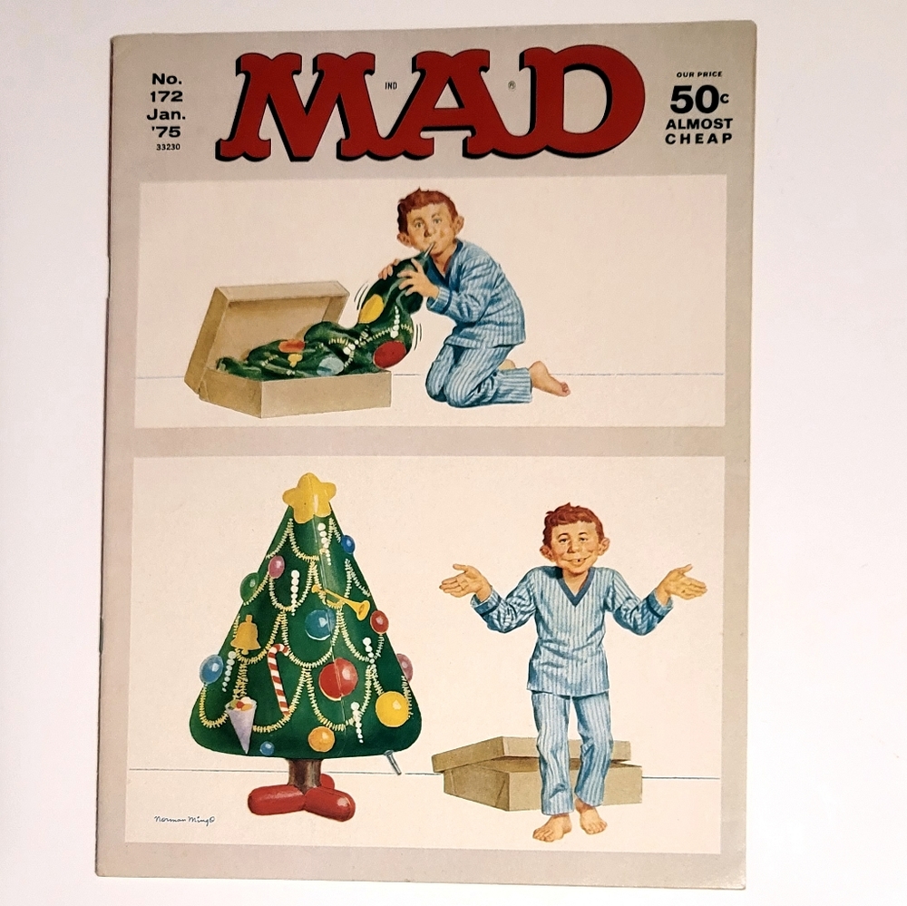 Mad Magazine No 172 Jan 1975 Vintage 70s